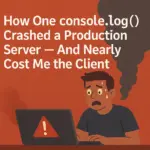 How a Single Console.log() Crashed My Client Server and Almost Cost Me the Contract